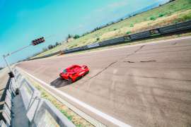 Prova su pista Ferrari 488