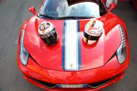 Prova su pista Ferrari 458 Spider